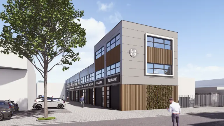 Moderne nieuwbouw bedrijfsunits in Haarlem