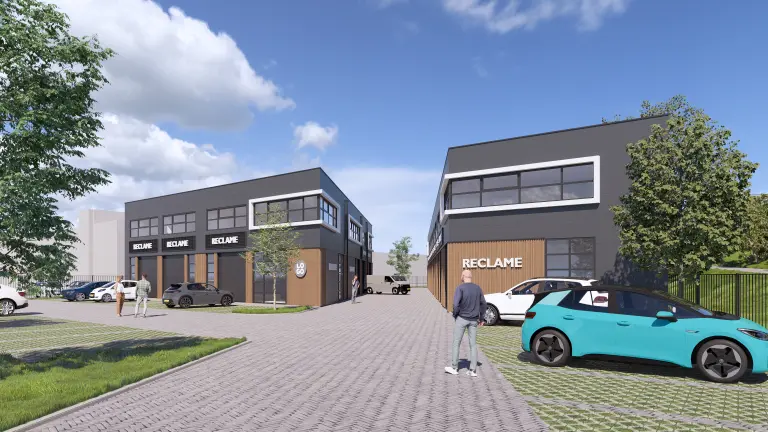 Bedrijfsunits aan de Angstelkade in Nieuwersluis