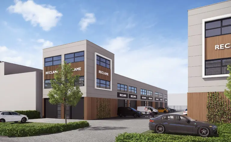 Moderne nieuwbouw bedrijfsunits in Hendrik Ido Ambacht